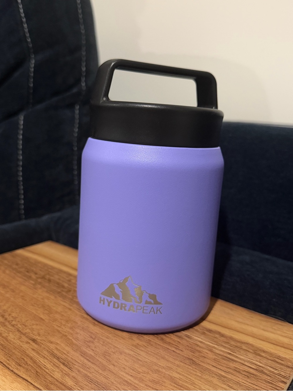 HydraPeak Lavender Insulated Hot/Cold Thermos Canister NWOT